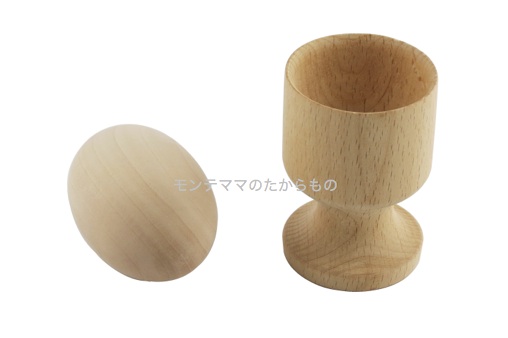 木製エッグスタンド｜モンテッソーリ教育のおもちゃ