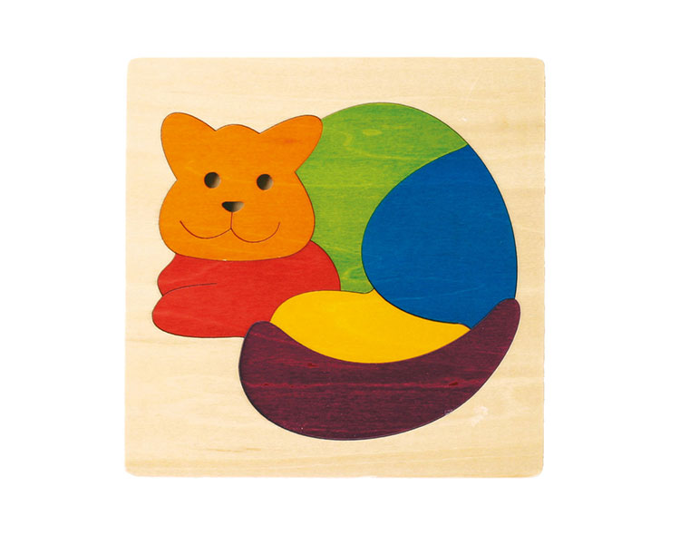 ［2歳-］カラフルパズルの4点セット〈はめこみパズル〉George Luck｜2歳のおもちゃ・知育玩具通販 STUDY PARK