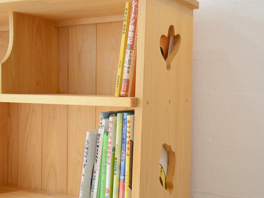 ［1歳-］僕と私の絵本棚〈絵本収納〉なかよしライブラリー｜子ども家具通販 STUDY PARK